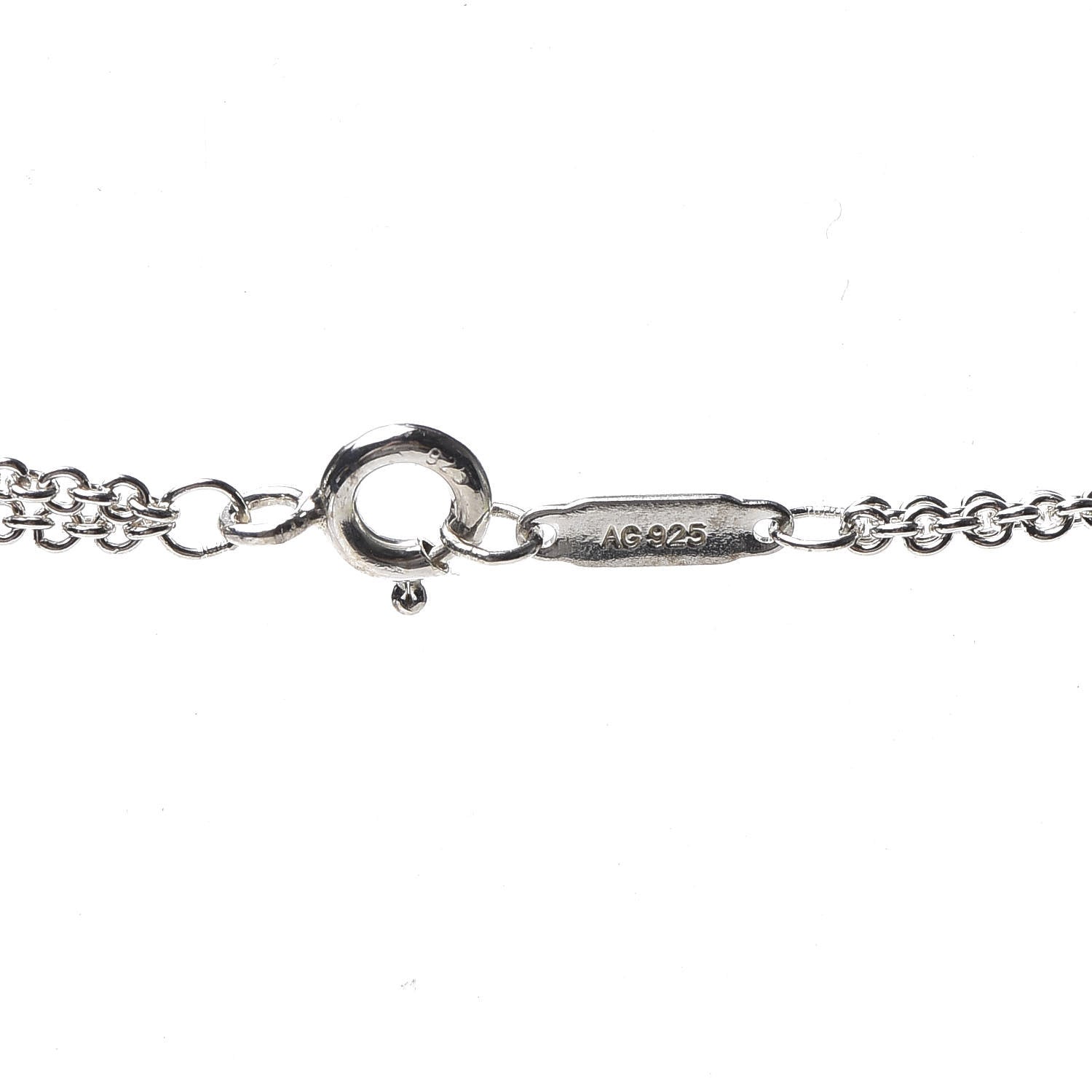 Tiffany Sterling Silver Infinity Pendant Necklace 5 of 5