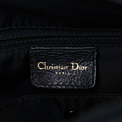 Christian Dior Ostrich Saddle Bowler Black 5 of 9