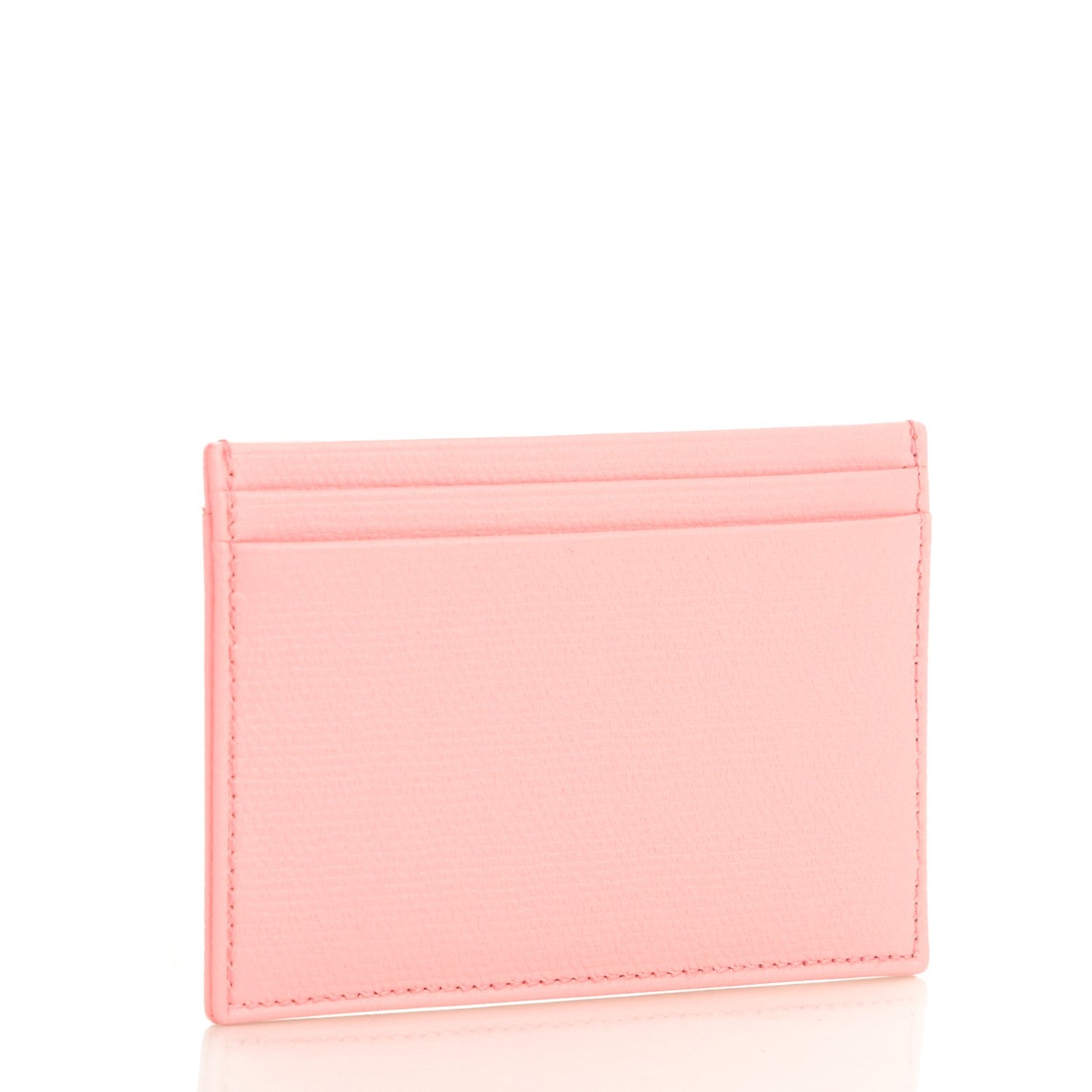 Chanel Grained Calfskin CC Button Card Holder Pink 2 of 6