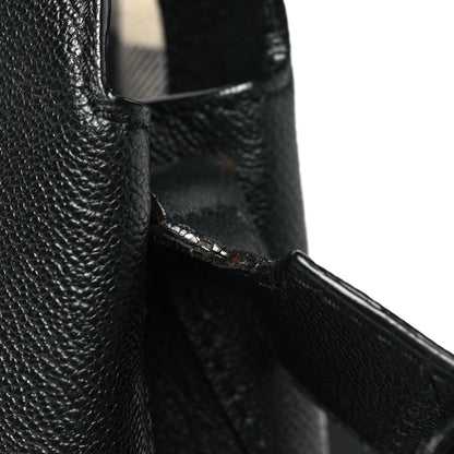 Burberry Soft Grain Calfskin House Check Small Helmsley Crossbody Black 12 of 14