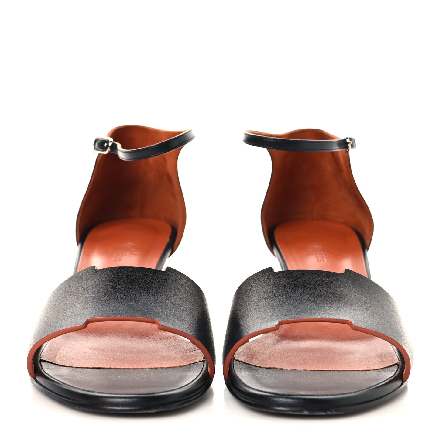 Calfskin Demoiselle Sandals 39 Black