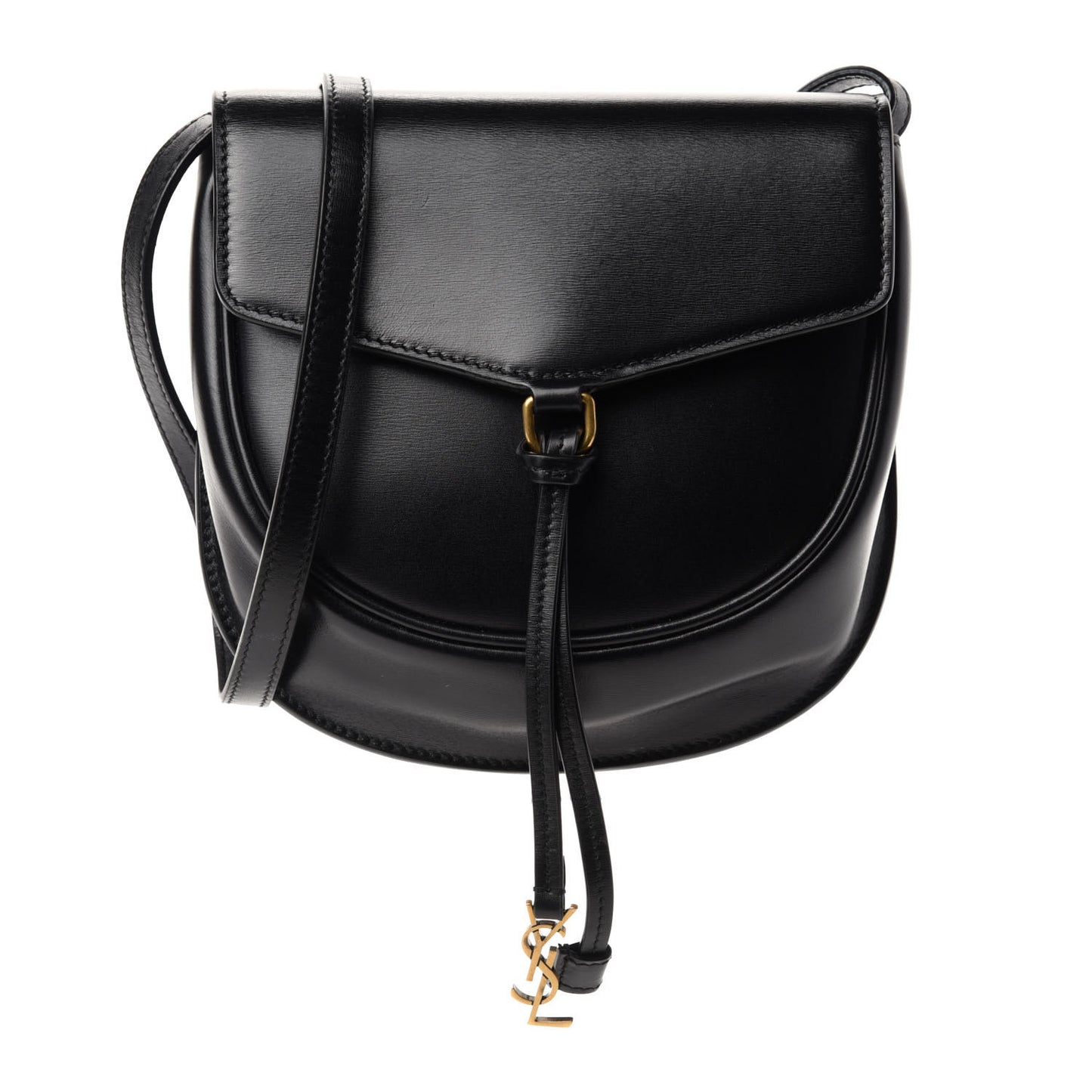Calfskin Small Datcha Satchel Bag Black