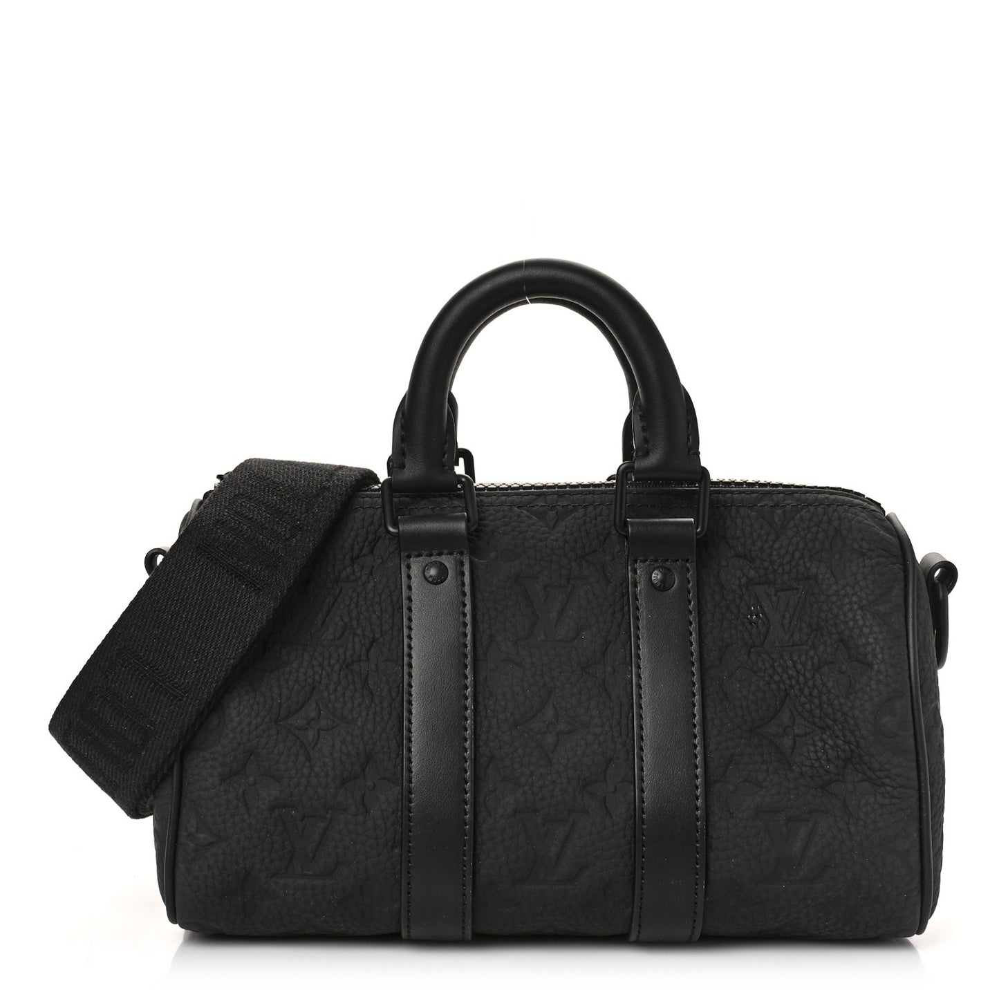 Monogram Taurillon Keepall Bandouliere 25 Black