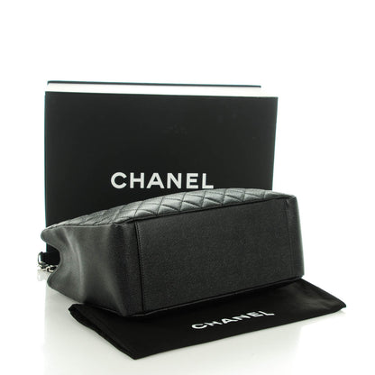 Chanel Caviar Quilted Grand Shopping Tote GST Black 4 of 7
