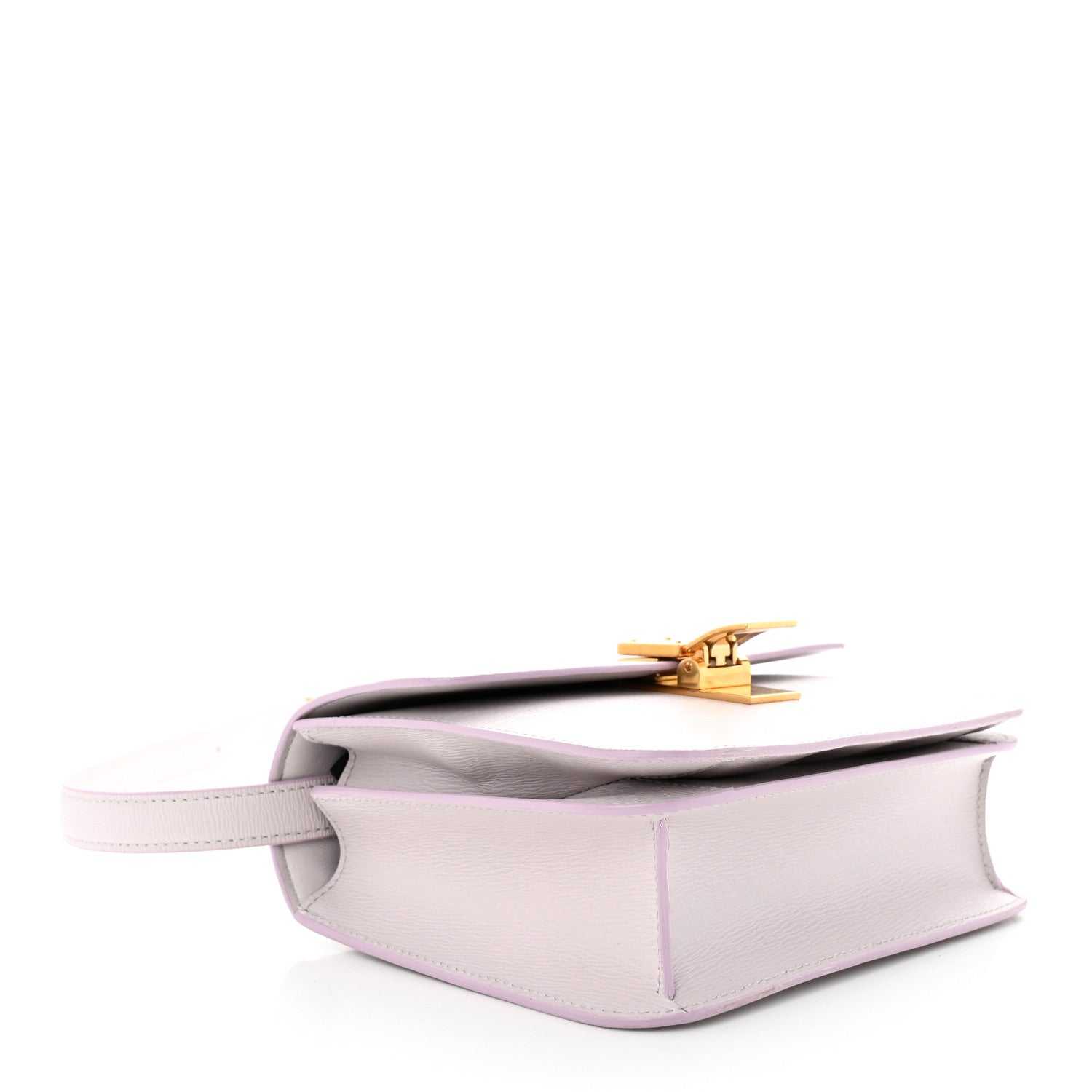 Celine Liege Calfskin Teen Classic Box Flap Bag Lavender Grey 4 of 11