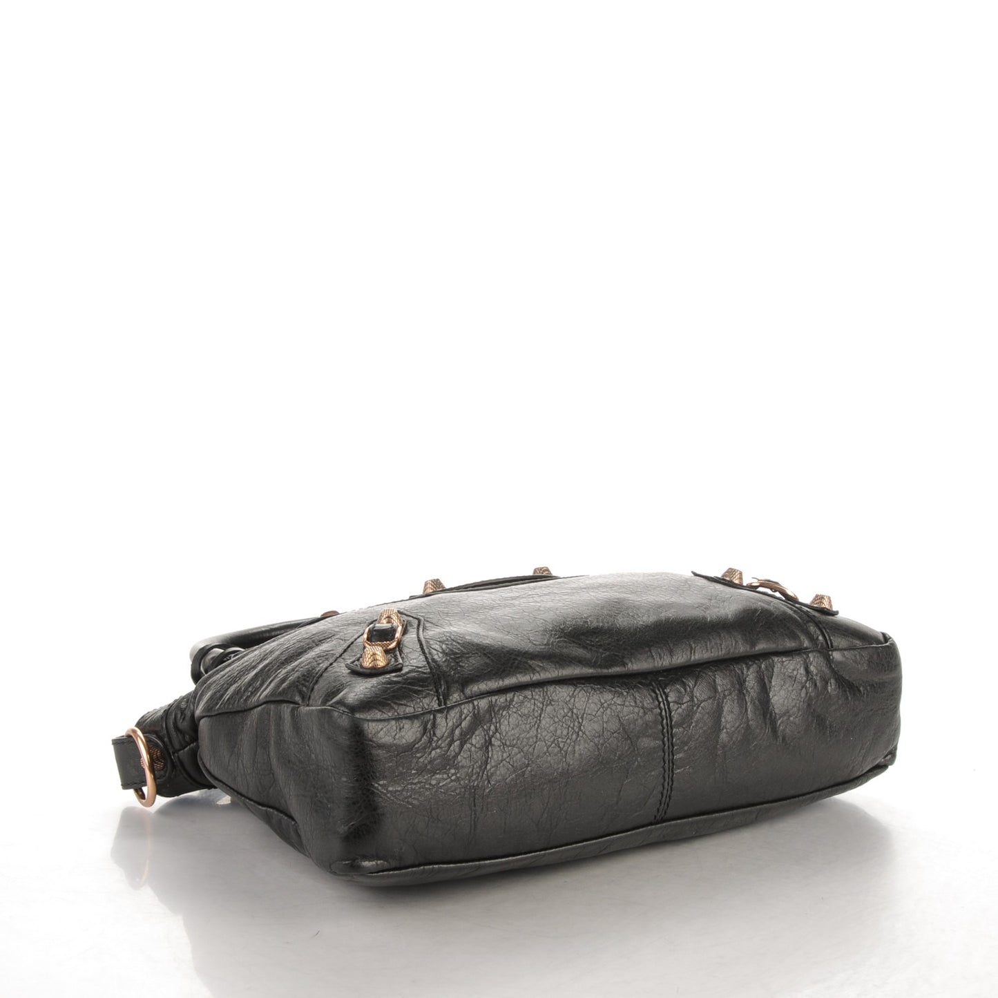 Agneau Giant 12 Rose Gold Hardware Town Black