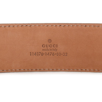 Gucci Guccissima GG Belt 80 32 Silver 4 of 5