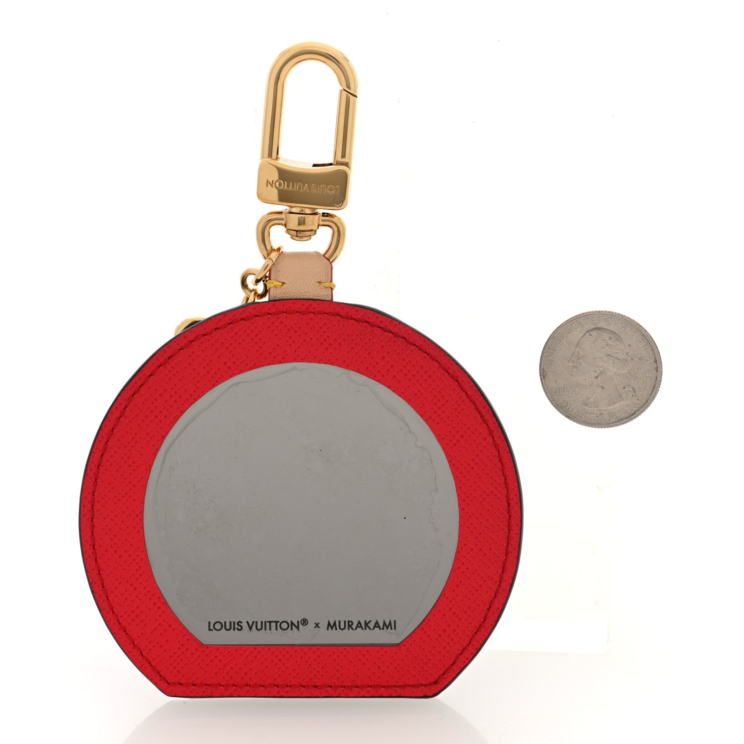 Louis Vuitton LV X TM Monogram Cerises Mini Mirror Bag Charm 2 of 3