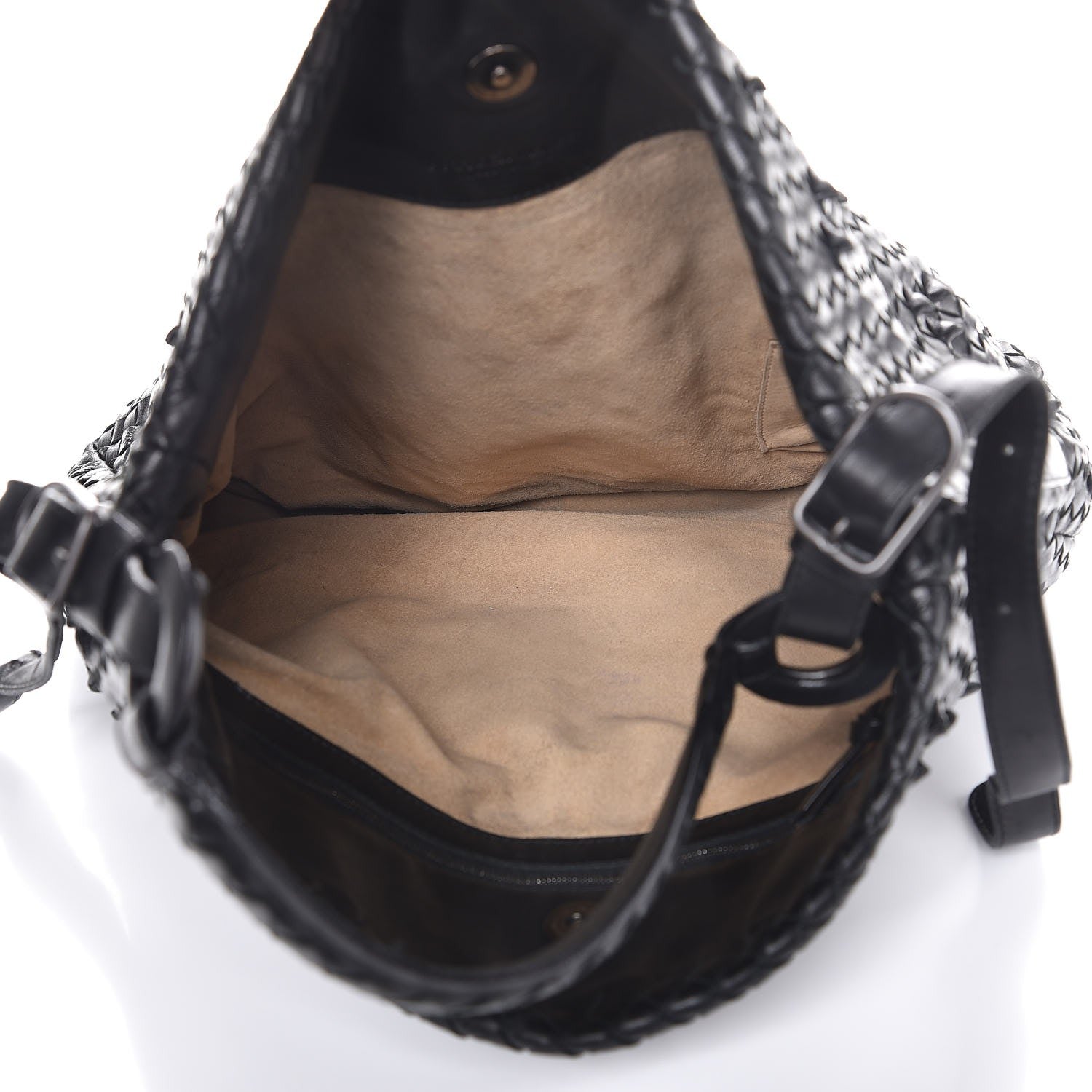 Bottega Veneta Nappa Intrecciato Naruto Knot Hobo Nero Black 5 of 8