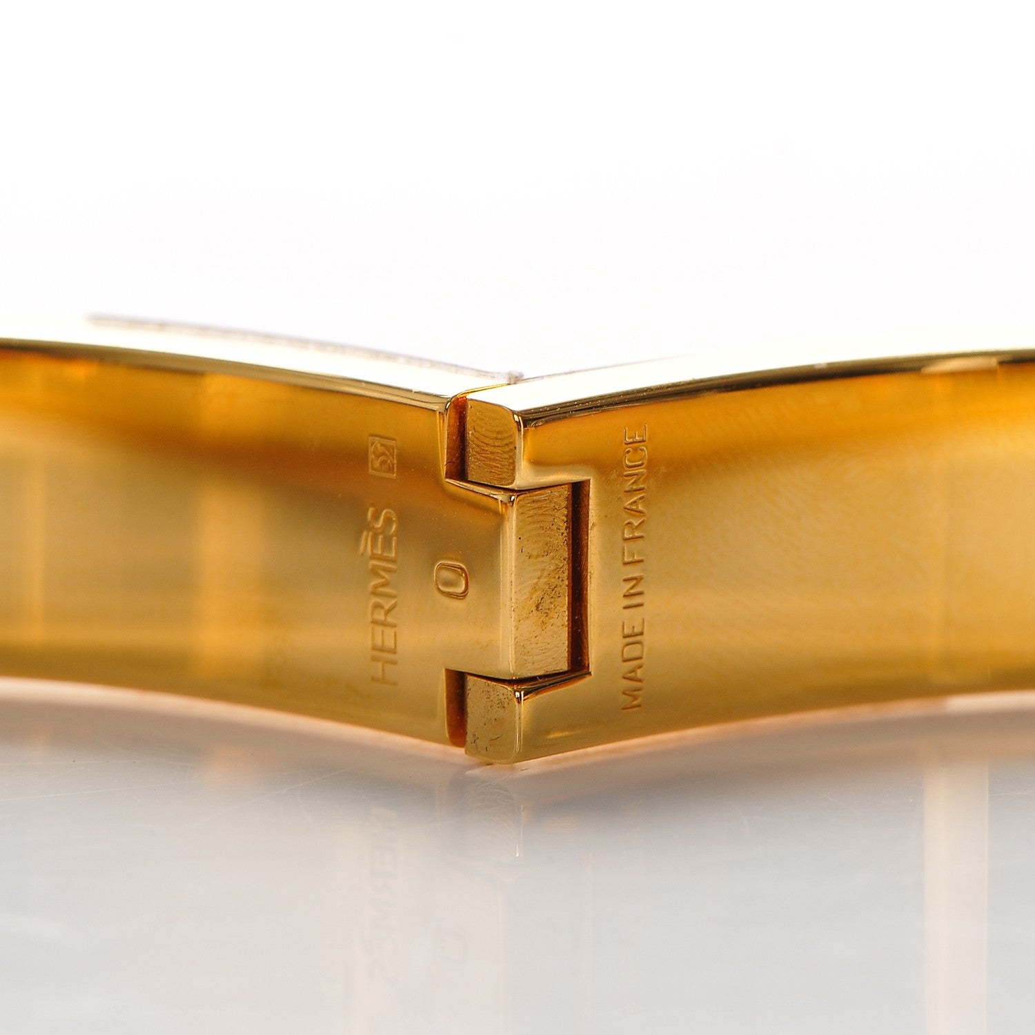 Hermes Narrow Enamel Clic Clac H Bracelet PM Rose Poudre 7 of 7