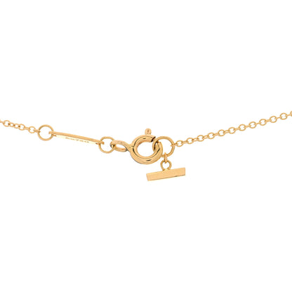 Tiffany 18K Rose Gold Small T Smile Pendant Necklace 3 of 3