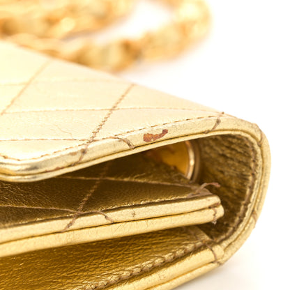 Chanel Metallic Lambskin Quilted Mini Flap Gold 11 of 12