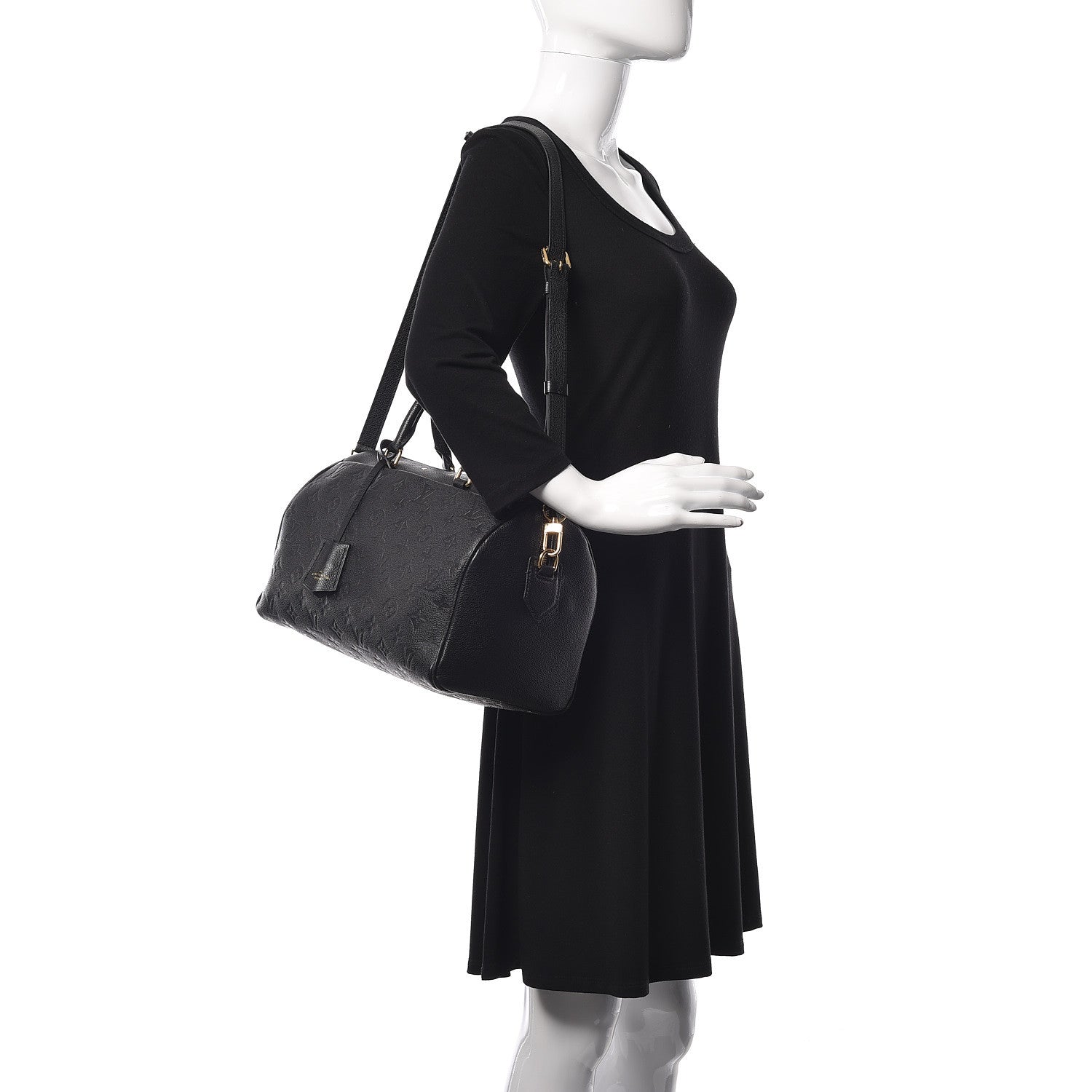 Louis Vuitton Empreinte Speedy Bandouliere 30 NM Black 2 of 9