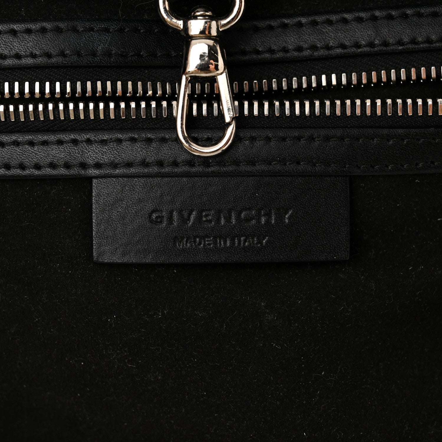 Givenchy Calfskin Medium Antigona Whipstitch Handle Tote Black 6 of 14