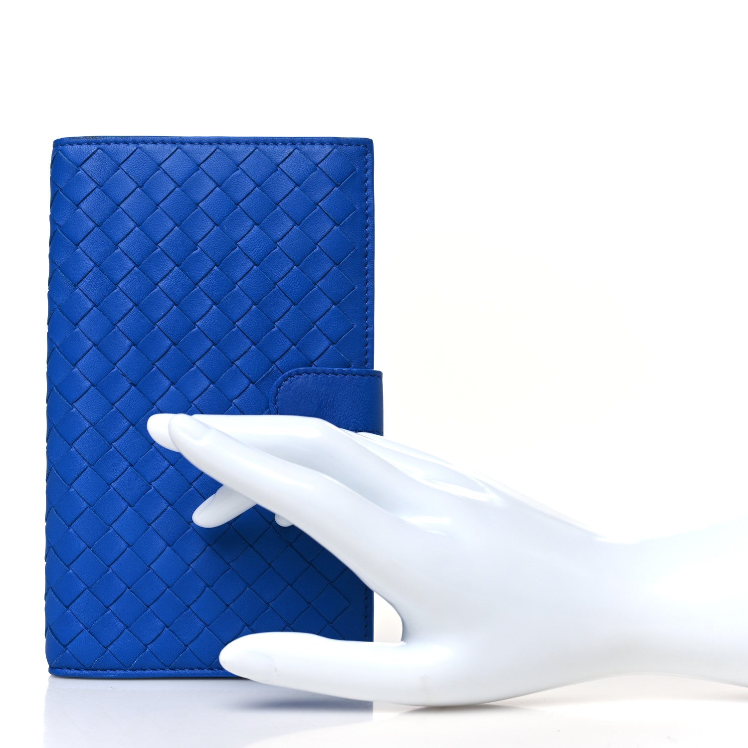 Bottega Veneta Nappa Intrecciato Continental Wallet Blue 2 of 8