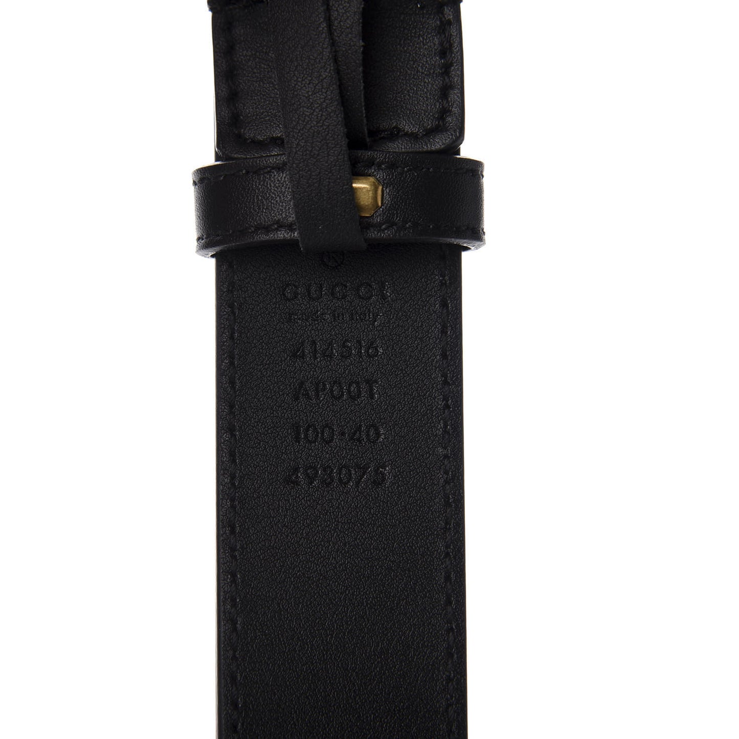 Calfskin Double G 30mm Belt 100 40 Black
