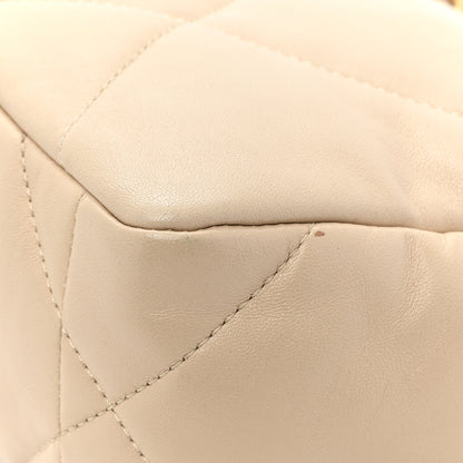 Chanel Lambskin Quilted Medium Chanel 19 Flap Beige 14 of 14