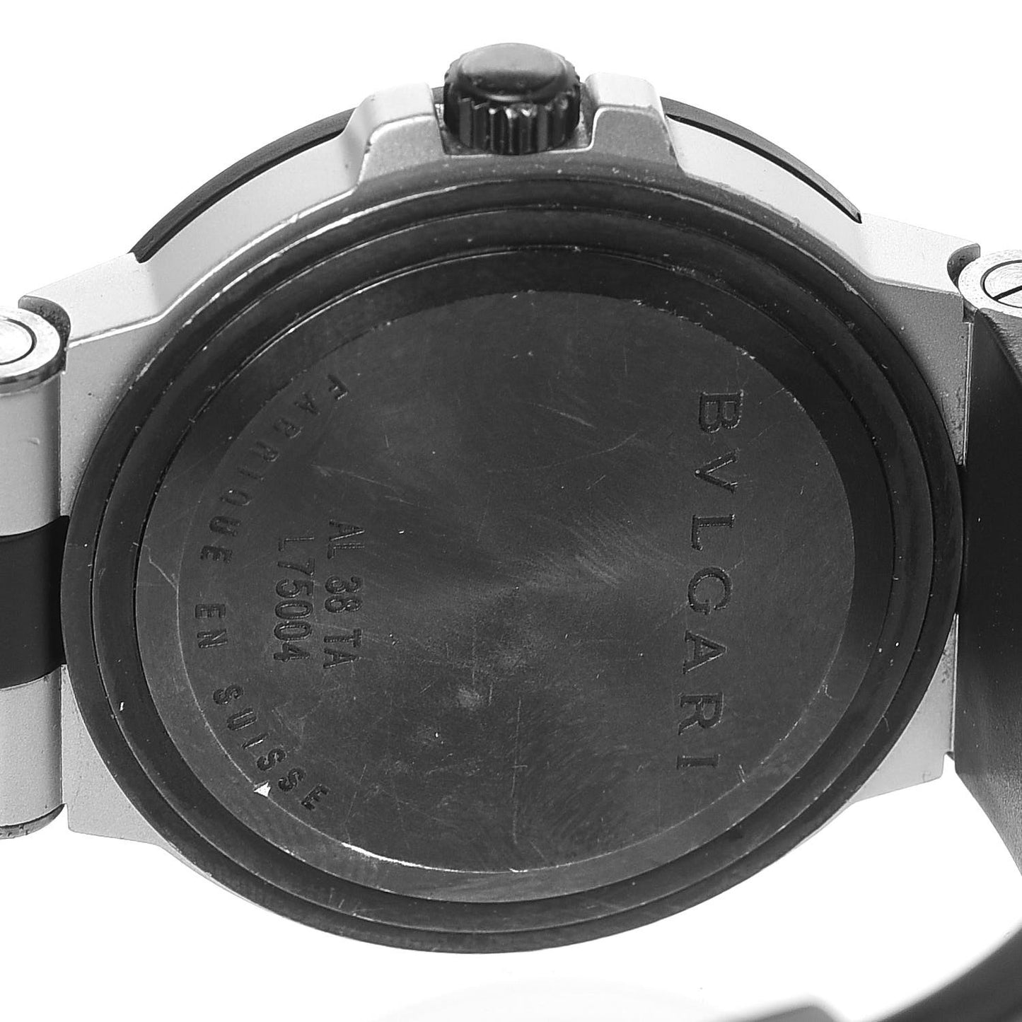 Aluminum Rubber 38mm Diagono Quartz Watch