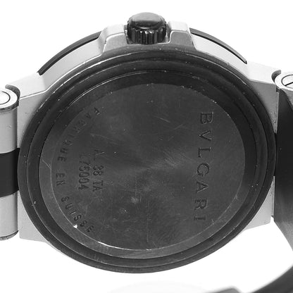 Bulgari Aluminum Rubber 38mm Diagono Quartz Watch 4 of 7