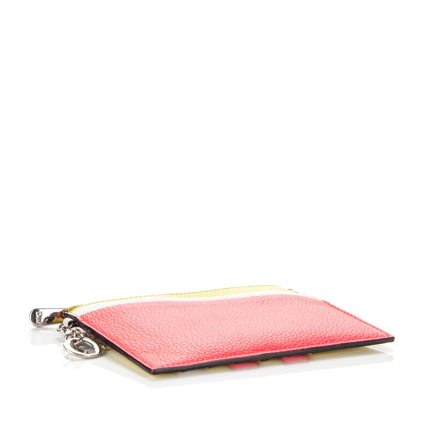 Bullcalf Tri-Color Diorissimo Card Holder Vert Acide