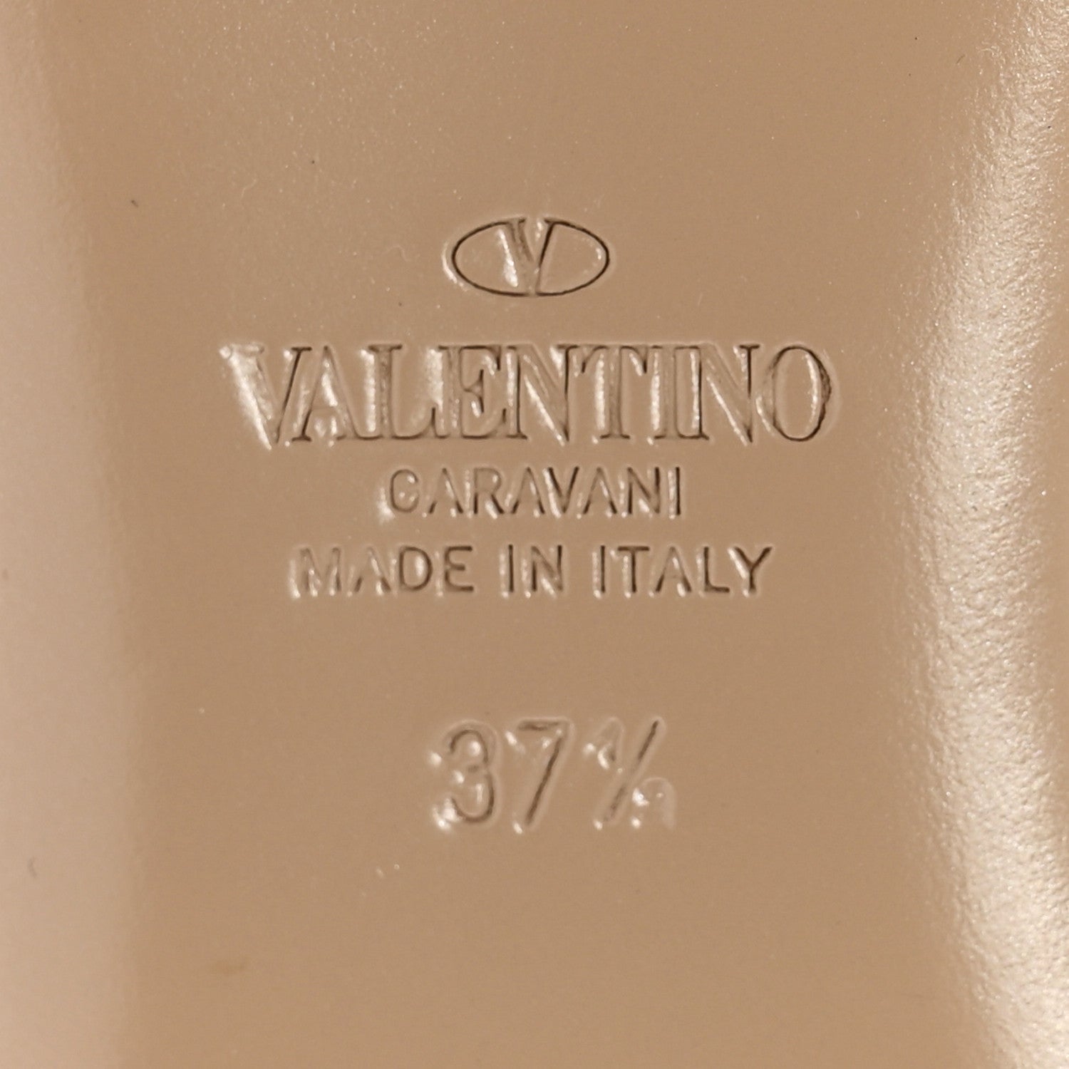 Valentino Garavani Calfskin Nappa Rockstud Ballerina Flats 37.5 Black Poudre 6 of 14