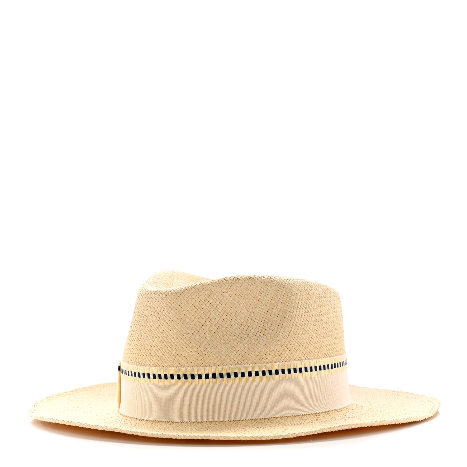 Hermes Straw Esperance Panama Hat 56 Natural 1 of 11