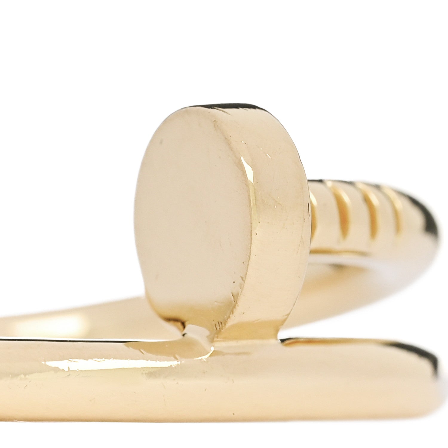Cartier 18K Yellow Gold Juste Un Clou Ring 58 8.25 4 of 5