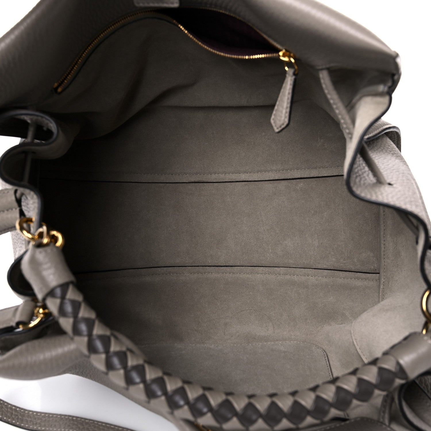 Mulberry Heavy Grain Iris Tote Grey Dark Clay 5 of 9