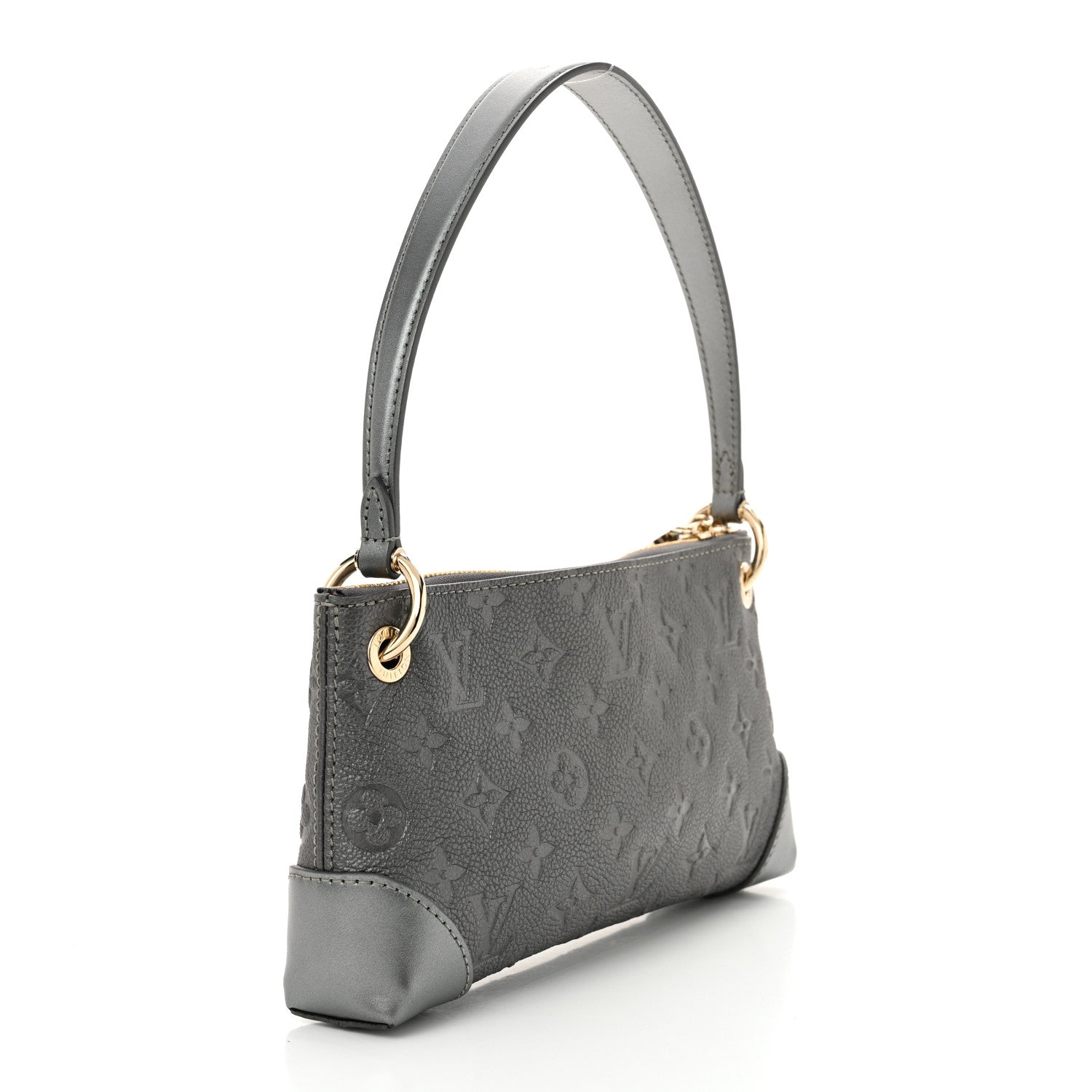 Louis Vuitton Shimmery Empreinte Pochette Sevres Gun Metal 3 of 9