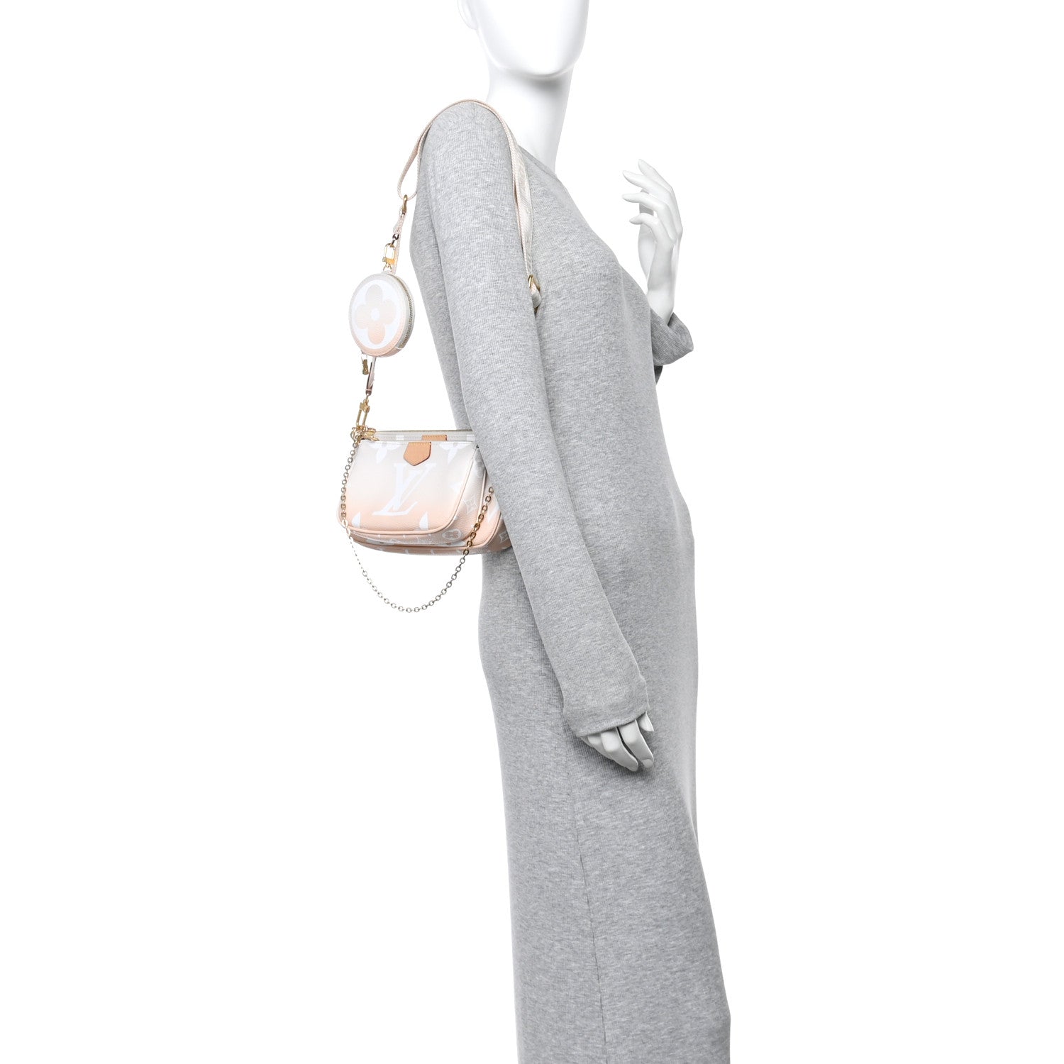 Louis Vuitton Monogram Giant By The Pool Multi Pochette Accessories Brume 2 of 11