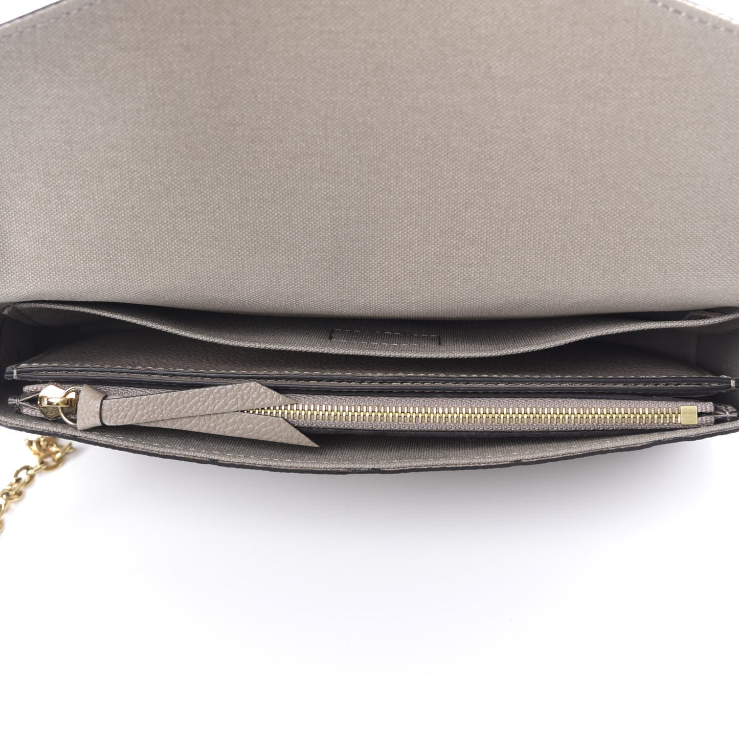 Empreinte Pochette Felicie Chain Wallet Tourterelle