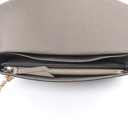 Louis Vuitton Empreinte Pochette Felicie Chain Wallet Tourterelle 10 of 12