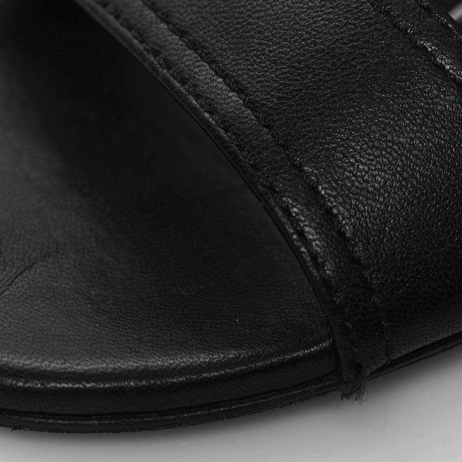 Chanel Goatskin CC Turnlock Sandals 39 Black 9 of 9