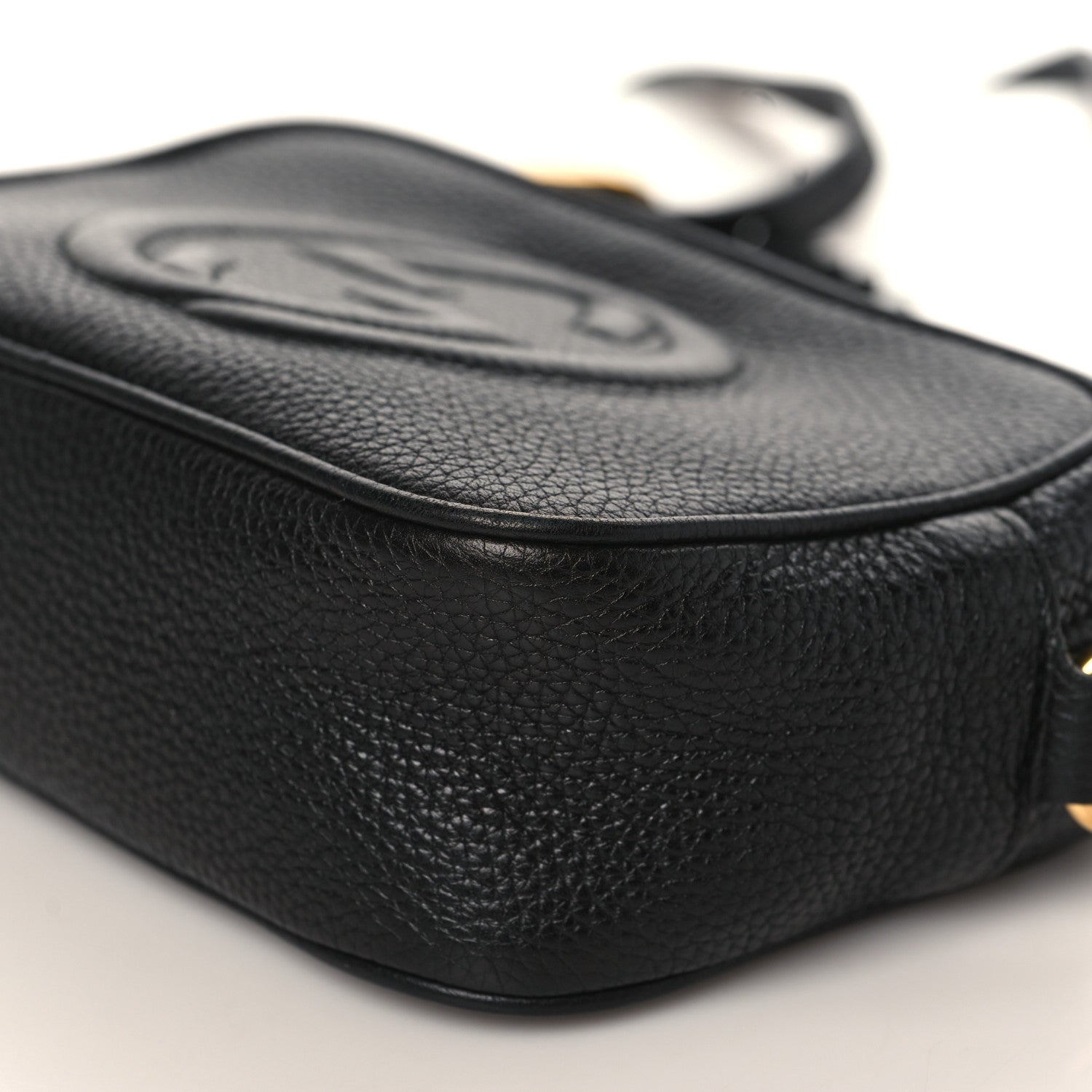Gucci Pebbled Calfskin Mini Soho Disco Bag Black 9 of 9
