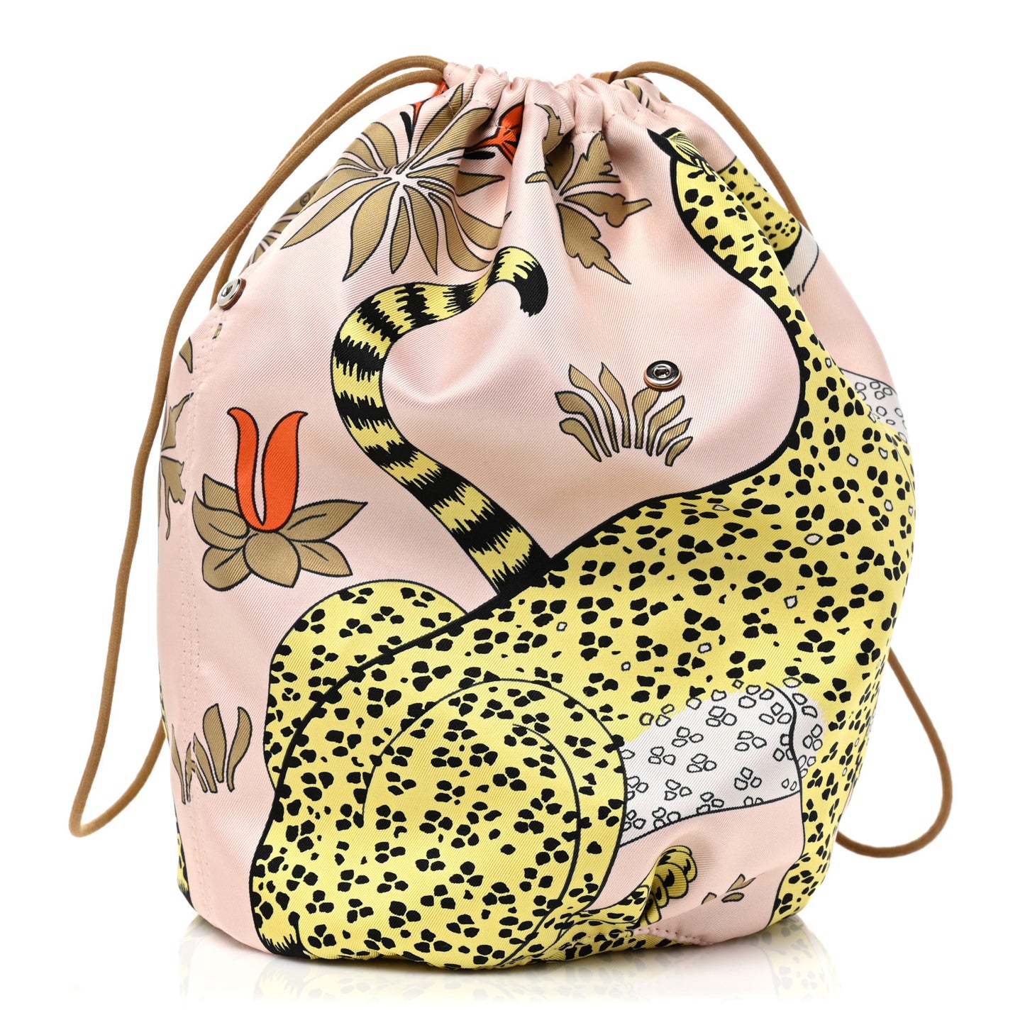 Silk Les Leopards Musardine Pouch