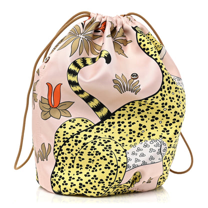 Hermes Silk Les Leopards Musardine Pouch 3 of 7