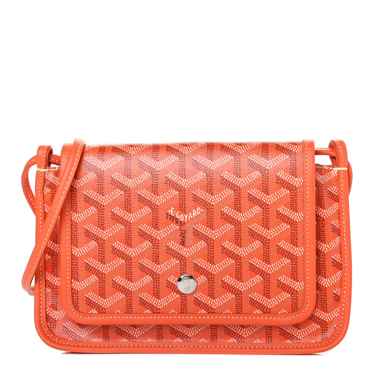 Goyardine Plumet Wallet Clutch Orange
