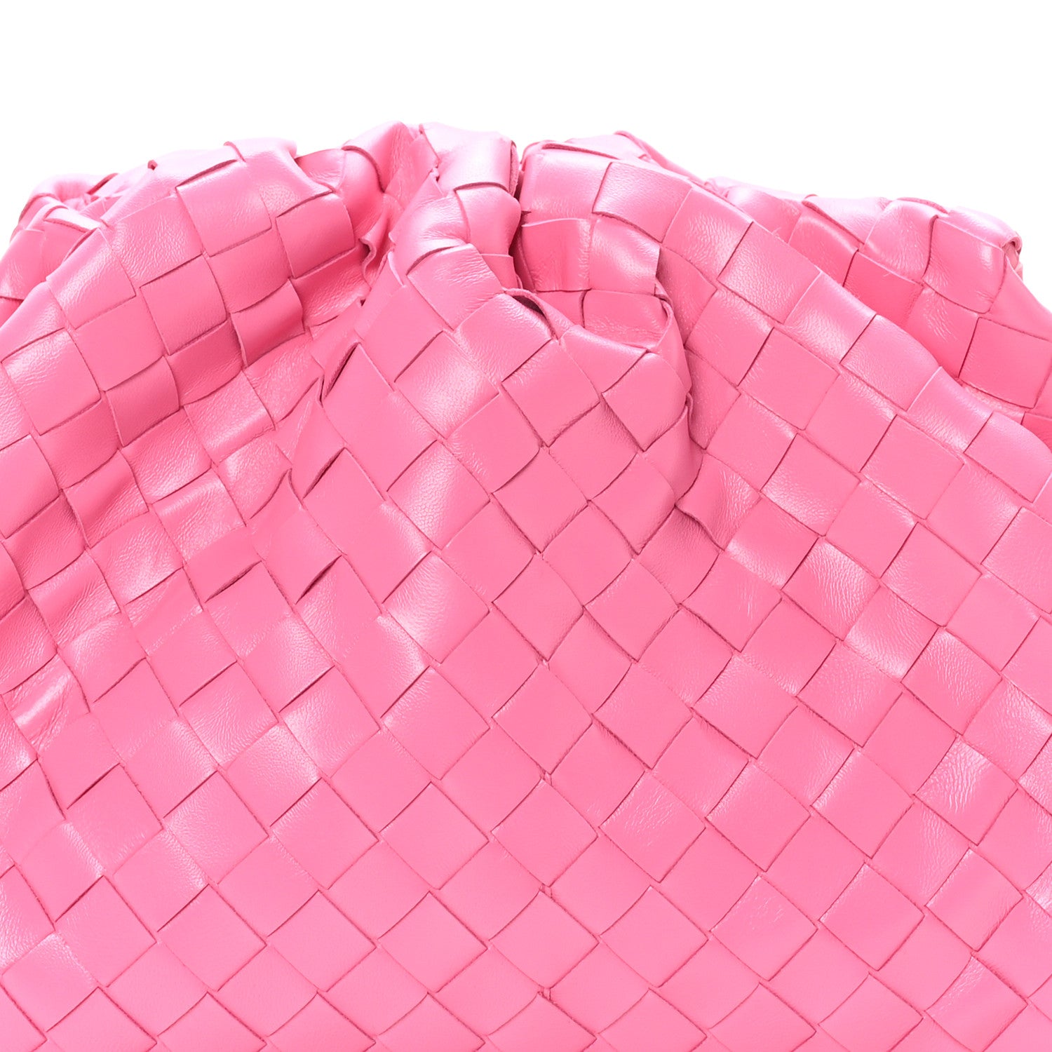 Bottega Veneta Nappa Maxi Intrecciato The Pouch Oversized Clutch Pink 8 of 10