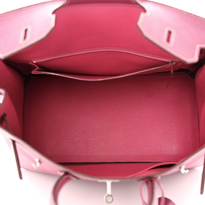 Hermes Epsom Candy Birkin 35 Tosca Rose Tyrien 5 of 14