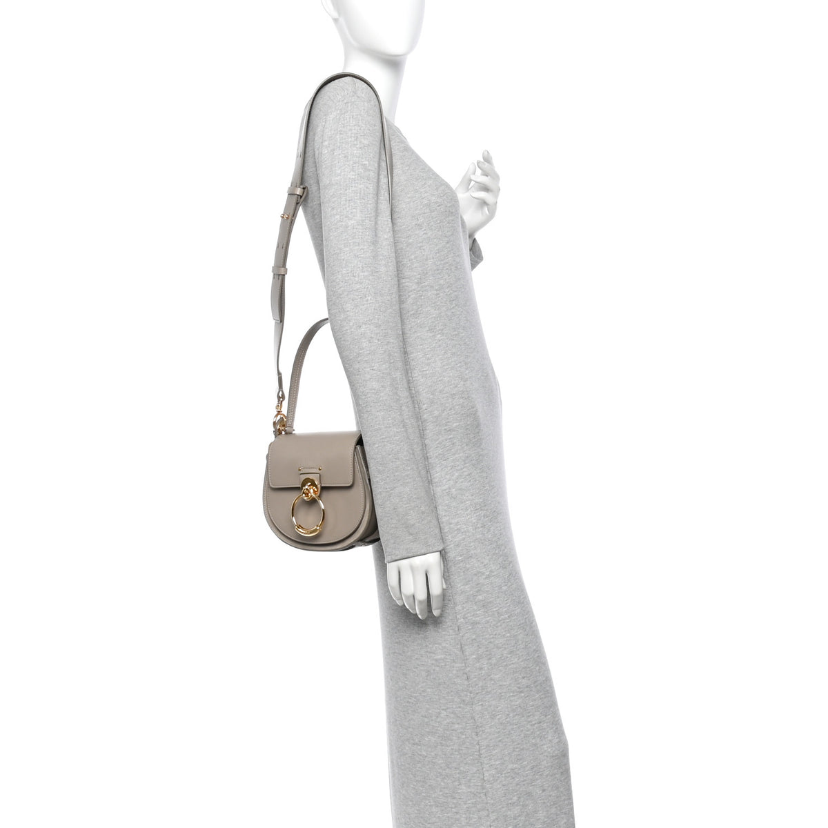 Chloe Calfskin Small Tess Bag Motty Grey 2 of 12