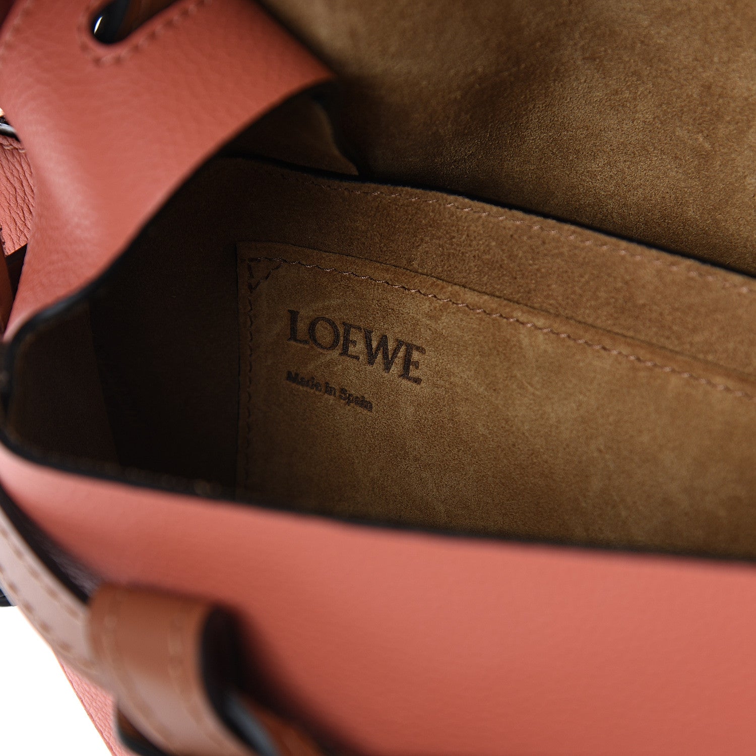 Loewe Calfskin Small Gate Crossbody Bag Tulip Tan 5 of 7