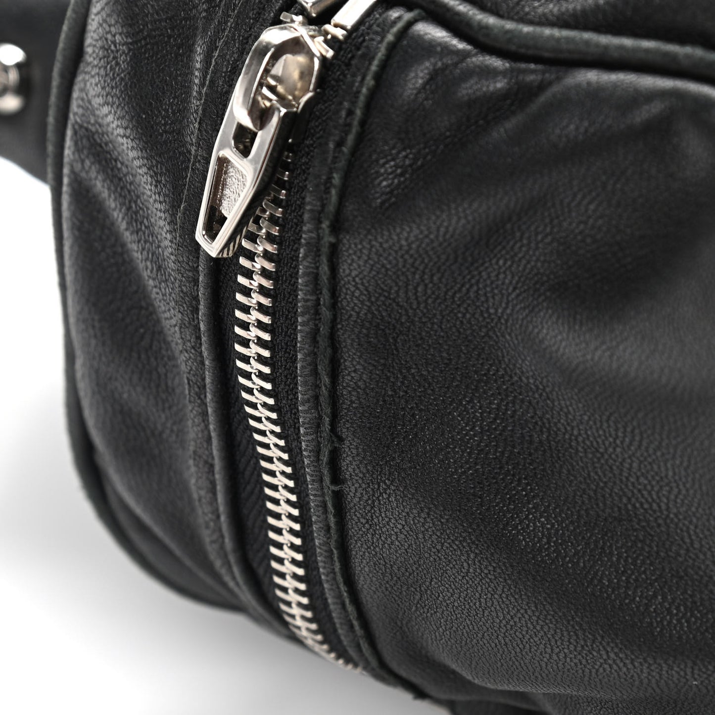 Lambskin Mini Marti Backpack Washed Black Rhodium Hardware