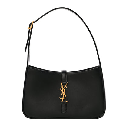 Saint Laurent Smooth Calfskin Le 5 A 7 Hobo Black 1 of 15