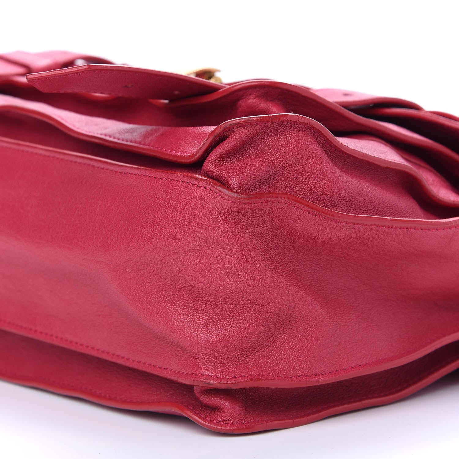 Proenza Schouler Lambskin Medium PS1 Satchel Raspberry 8 of 8