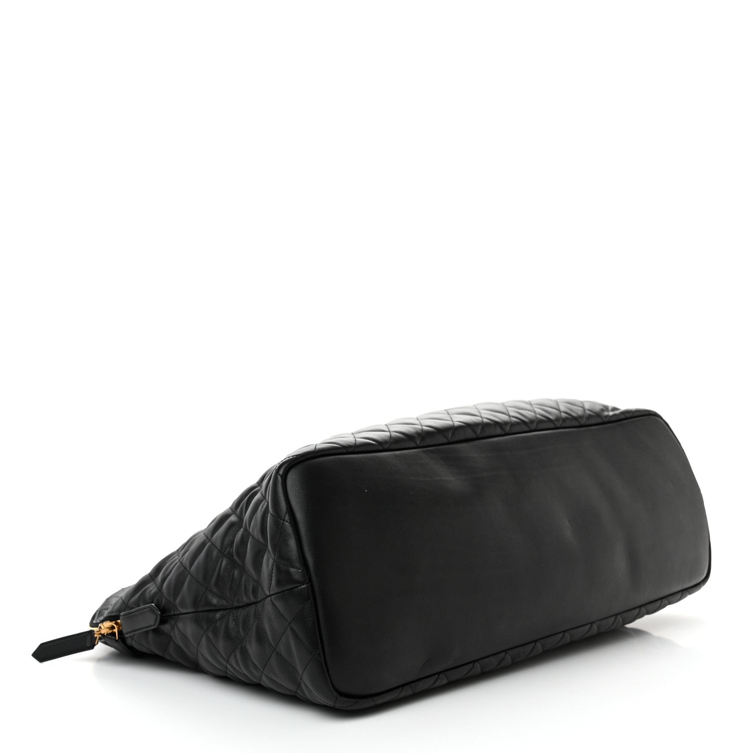 Saint Laurent Calfskin Quilted ES Giant Travel Bag Black 4 of 15