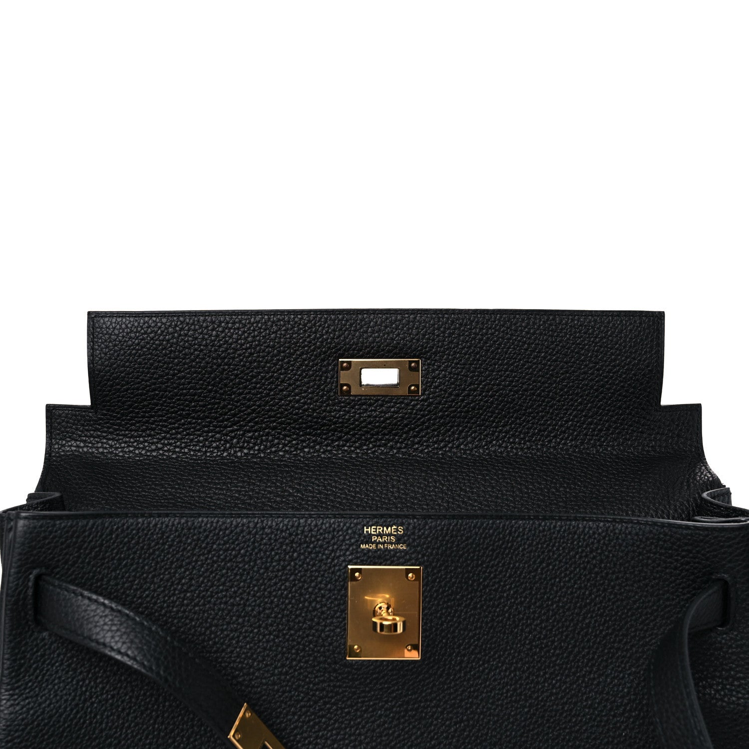 Hermes Togo Kelly Retourne 32 Black 11 of 35