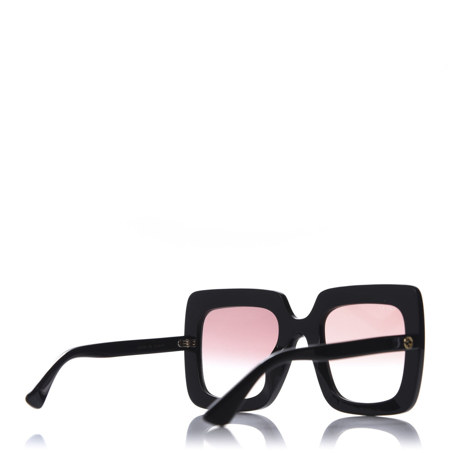 Acetate Crystal Oversize Sunglasses GG0148S Black