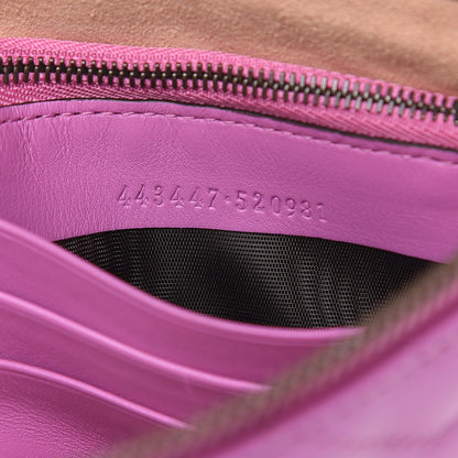 Gucci Calfskin Matelasse Mini GG Marmont Chain Bag Candy Mousse 6 of 11