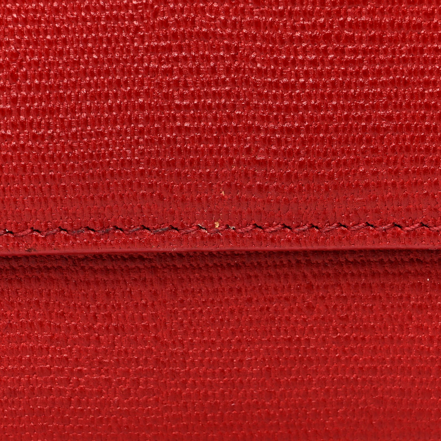Textured Calfskin Classic Y Ligne Clutch Red