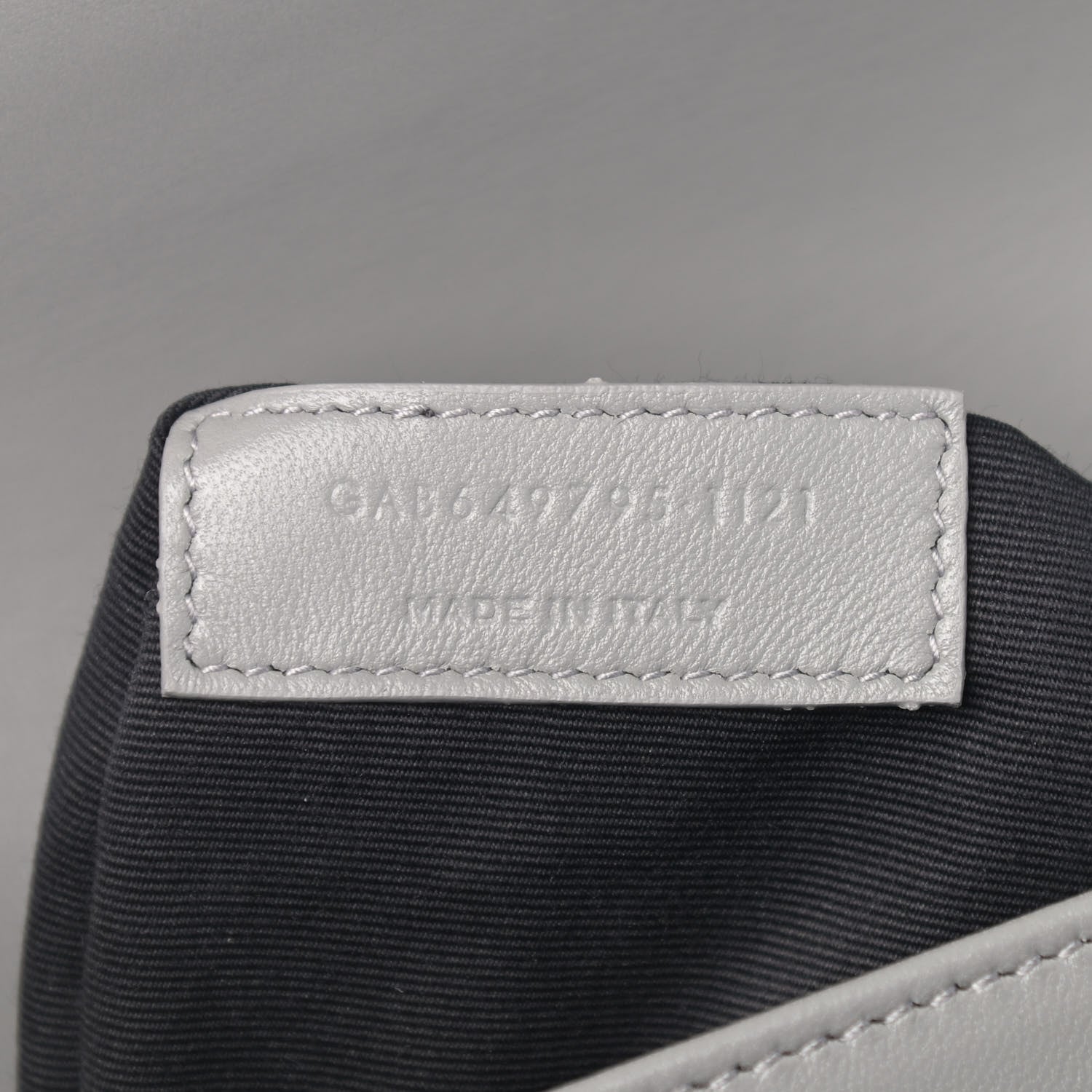 Saint Laurent Smooth Calfskin Le Maillon Satchel Grey 9 of 9